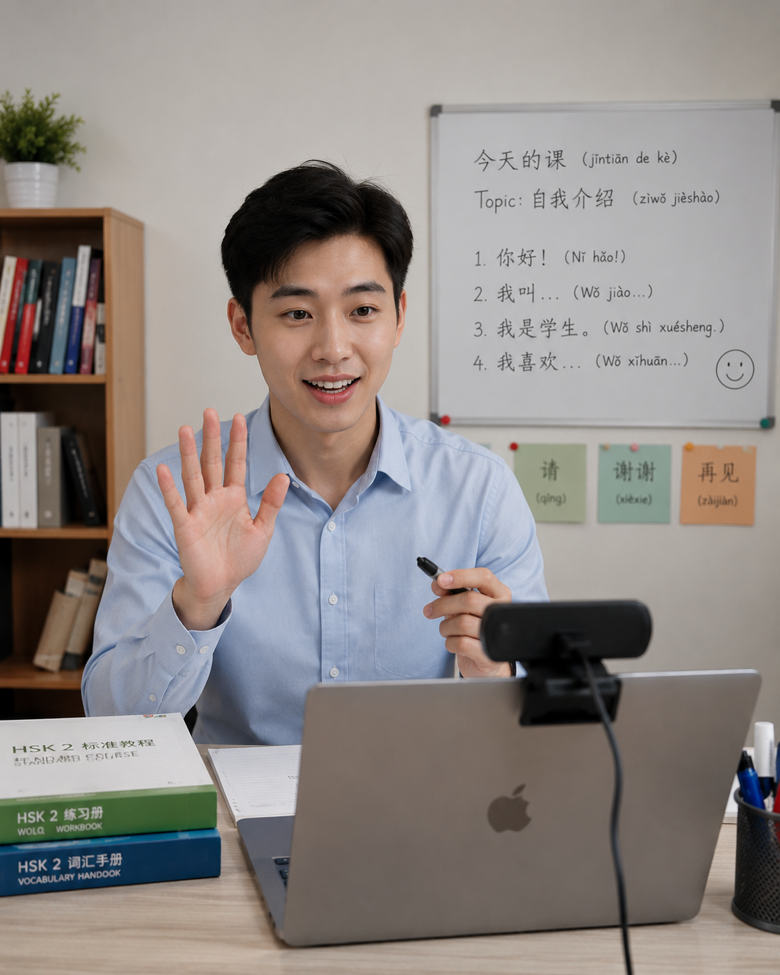 Tutor Hanhub membimbing siswa